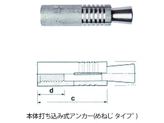 フィッシャー 打ち込み式金属アンカー EA2 M12X50 A4(25本入) 48415 本体打込み式アンカー wgteh8f